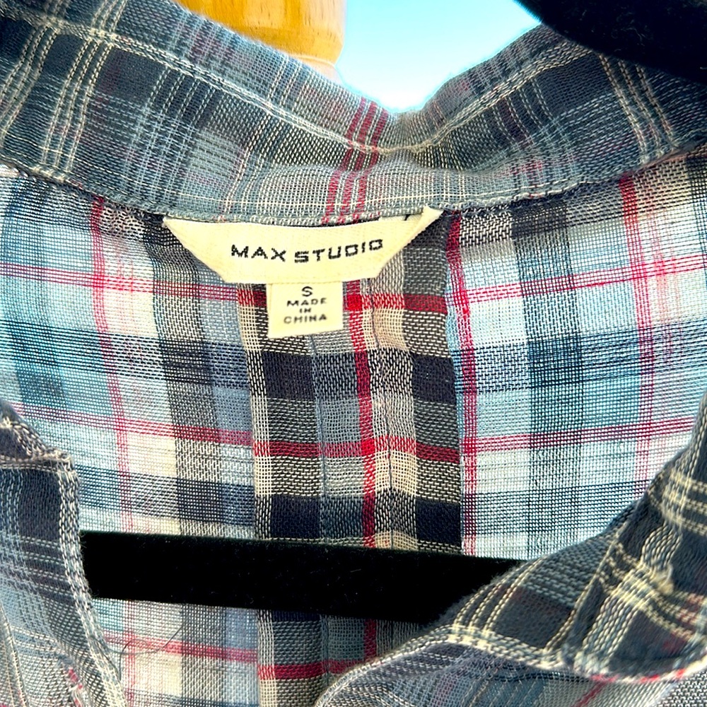 MAX STUDIO PLAID DRESS - Picture 7 of 9
